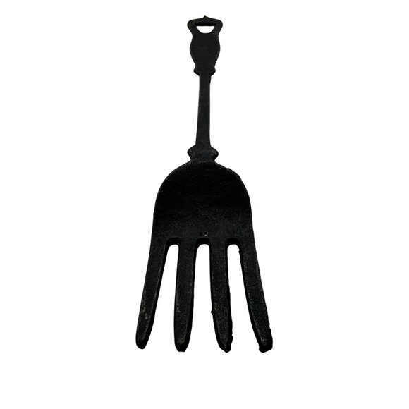 Cast Iron Fork Farm House Made in Taiwan Rustic Kitchen Art 11 Inches Long Colle - Picture 5 of 9